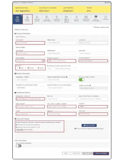 GST | Goods and Services Tax Login, and Registration 2025 Details of Proprietor