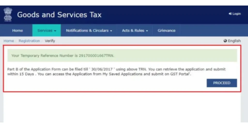 GST | Goods and Services Tax Login, and Registration 2025 TRN